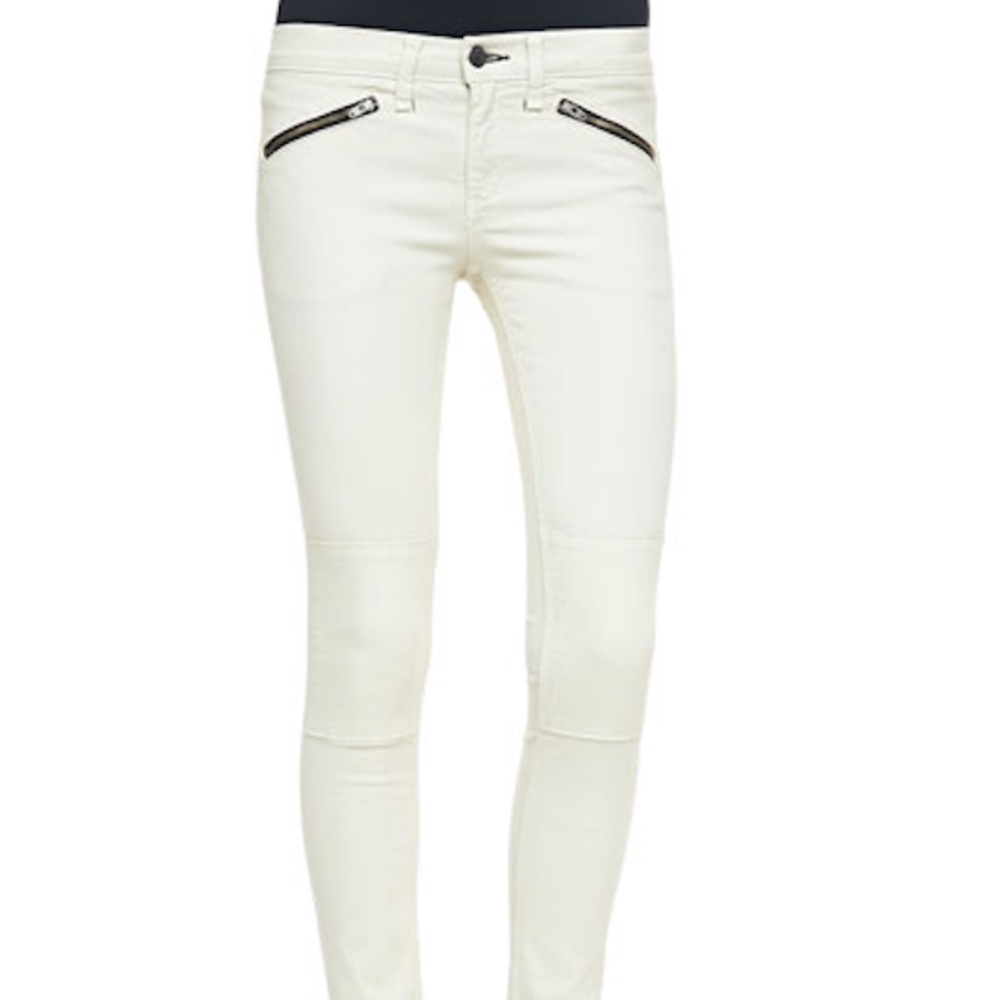rag & bone for Bloomingdale's Women's "Ridley Moto Jean"  in Winter White"